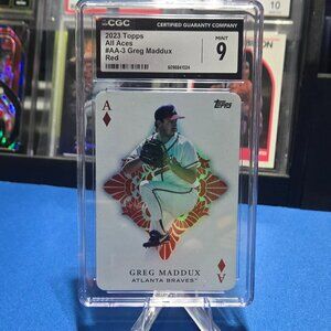 2023 Topps All Aces #AA-3 Greg Maddux (HOF) (CGC 9)